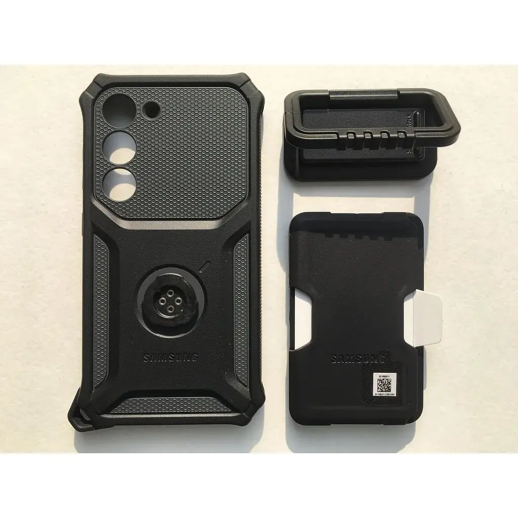 Оригинальный противоударный чехол Samsung для Galaxy S23 Plus (6.6") Rugged Gadget Case EF-RS916CBEGRU Titan - фото 6
