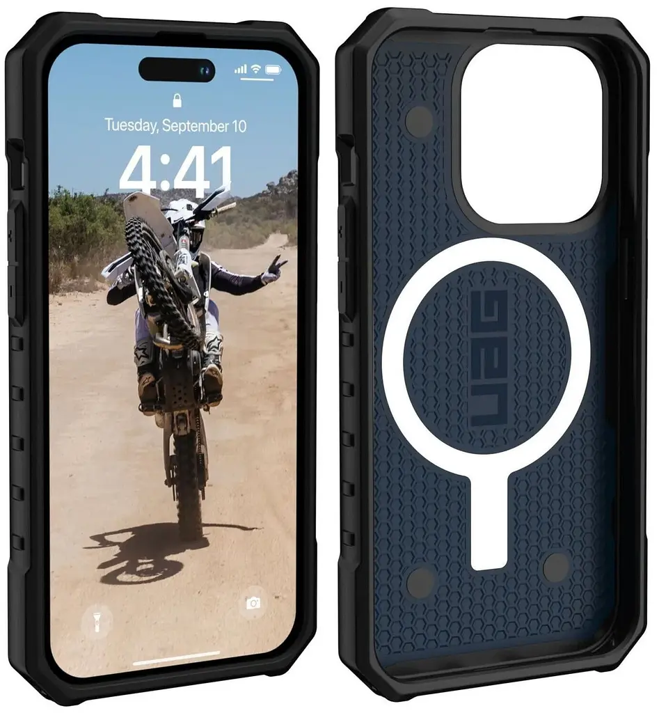 Оригінальний протиударний чохол UAG Pathfinder MagSafe для iPhone 14 Pro (6.1") Mallard 114054115555 - фото 9