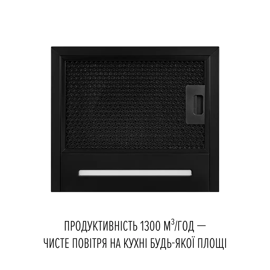 Витяжка пристінна PERFELLI DESIGN QUADRO 36 NERO SILENZIO - фото 5