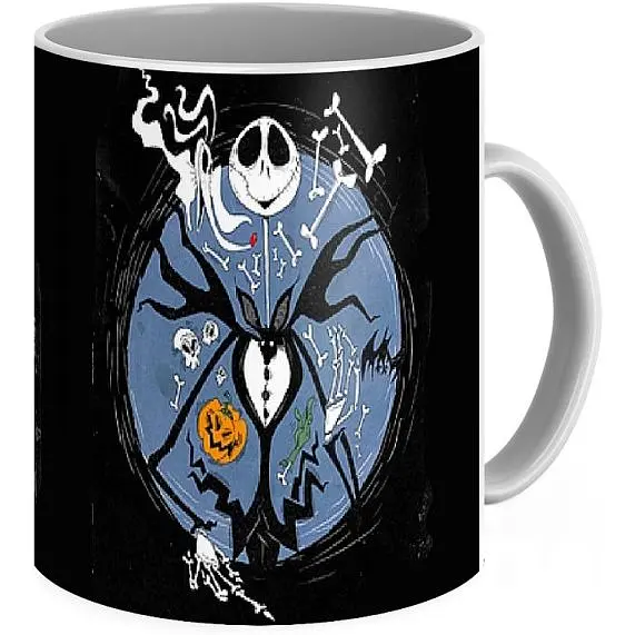 Кухоль GeekLand Кошмар перед Різдвом The Nightmare before Christmas Art 330 мл білий - фото 3