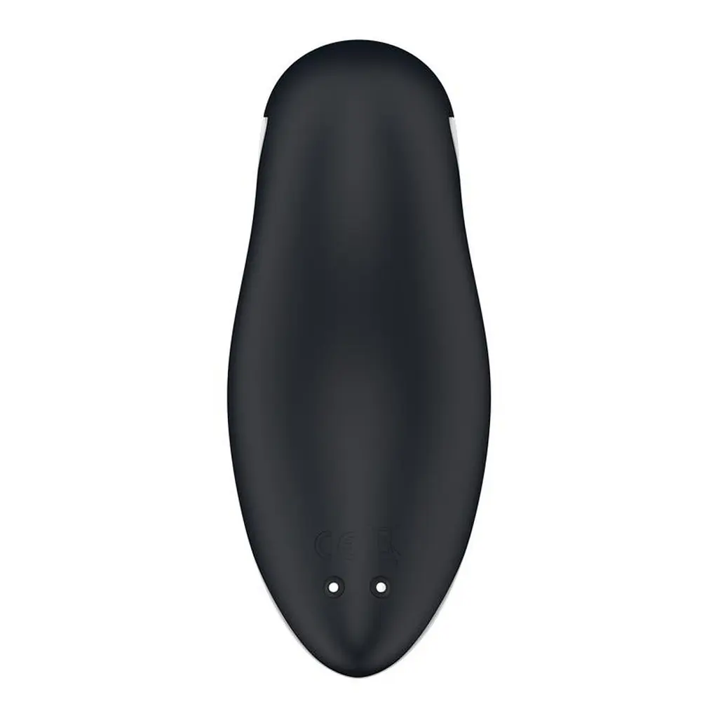 Стимулятор Satisfyer Orca Вакуумний клітора з вібрацією, 11.5 см чорний з білим - фото 3