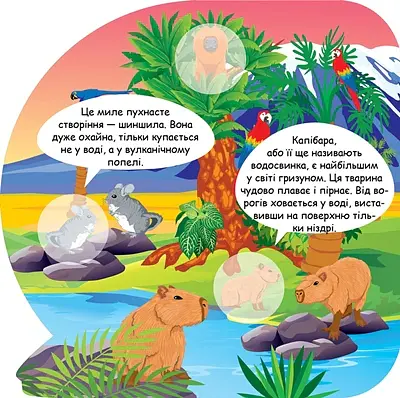 Пізнавальні наліпки. Тварини Південної Америки - Оксана Алліна - фото 2