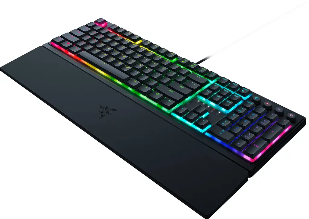 Клавіатура механічна Ornata V3 104key, Mecha-Membrane Switch, USB-A, EN/UK, RGB, чорний Razer teh0013862 - фото 4