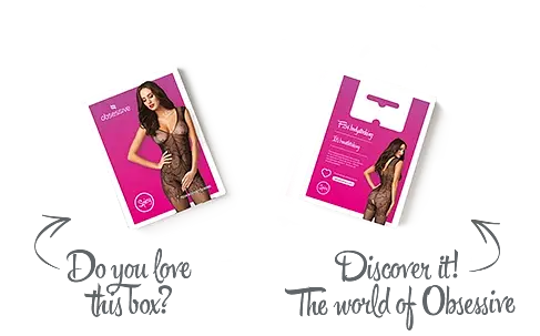 Бодистокинг Obsessive Bodystocking F234 абстрактный рисунок глубокое декольте S/M/L - фото 7
