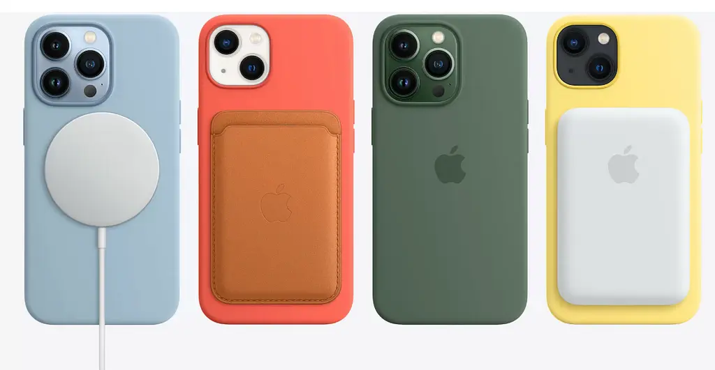 Чохол Silicone Case з MagSafe для Apple iPhone 13 Pro (6.1) (Eucalyptus) ААА [71187] - фото 6