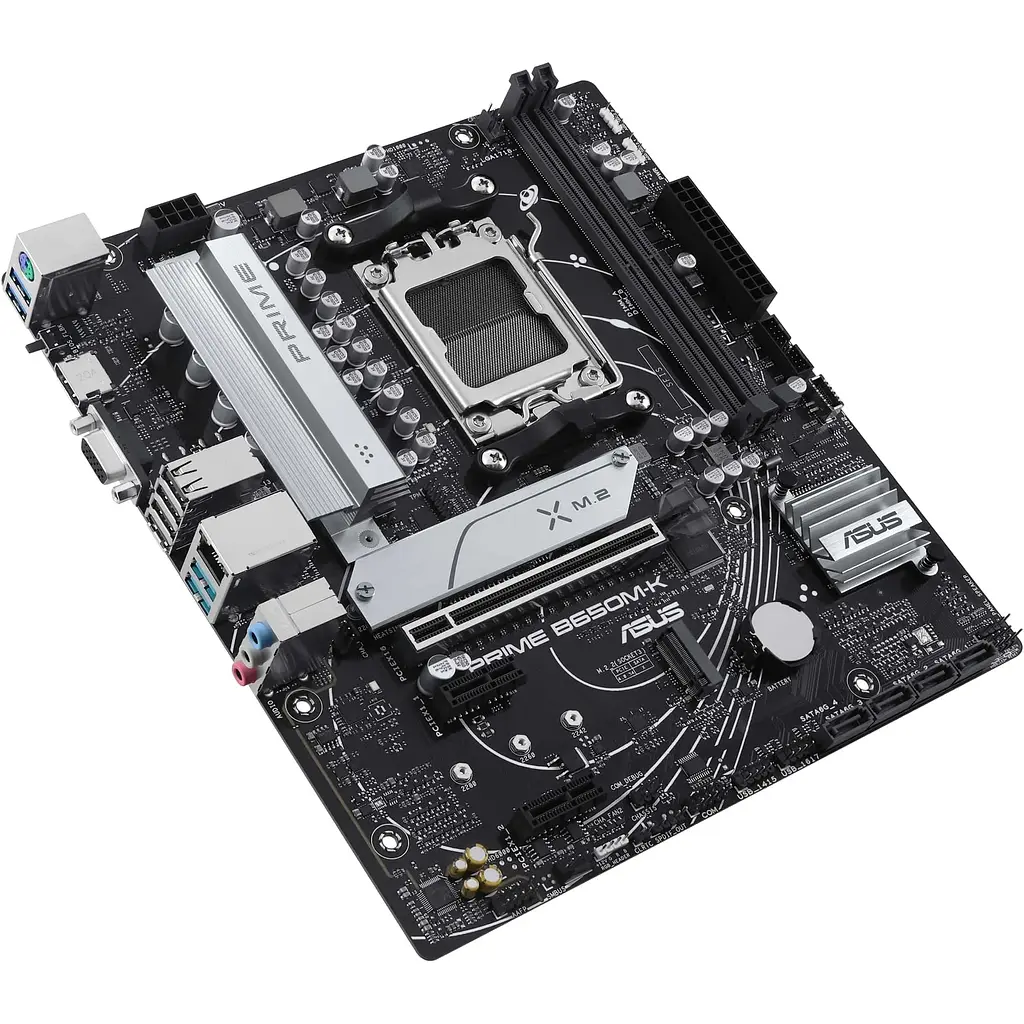 Материнская плата Asus Prime B650M-K sAM5 B650 2xDDR5 M.2 HDMI D-Sub mATX - фото 5