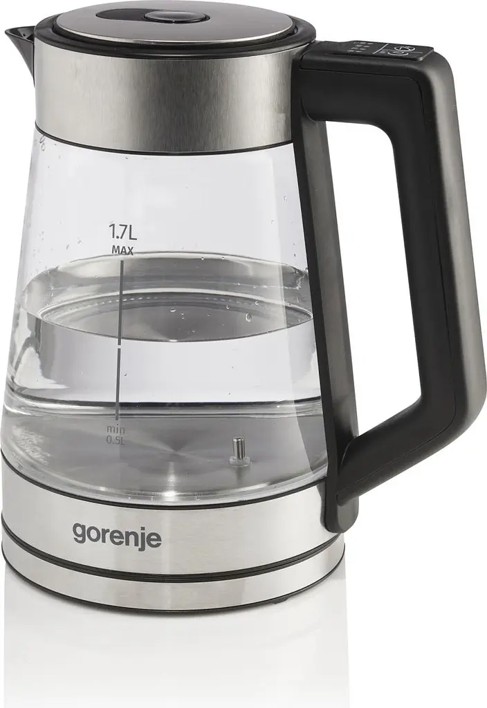 Электрочайник Gorenje 1.7 л 2 200 Вт стекло нержавеющая сталь kuh0015380 - фото 4