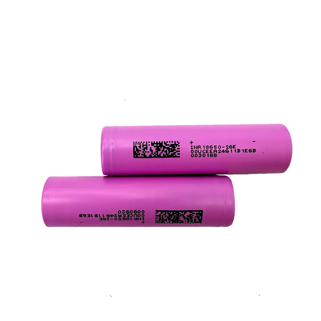 Акумулятор 18650 3.7V 2600mAh 9.6Ah 3C ≤25mOm Li-ion INR18650-26E - фото 2