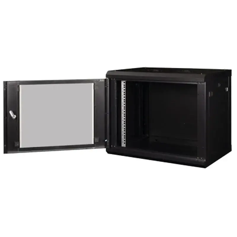 Шафа настінна Hypernet 6U 19" 600x450 ProLine (PL-WMNC-6U-BLACK) - фото 4