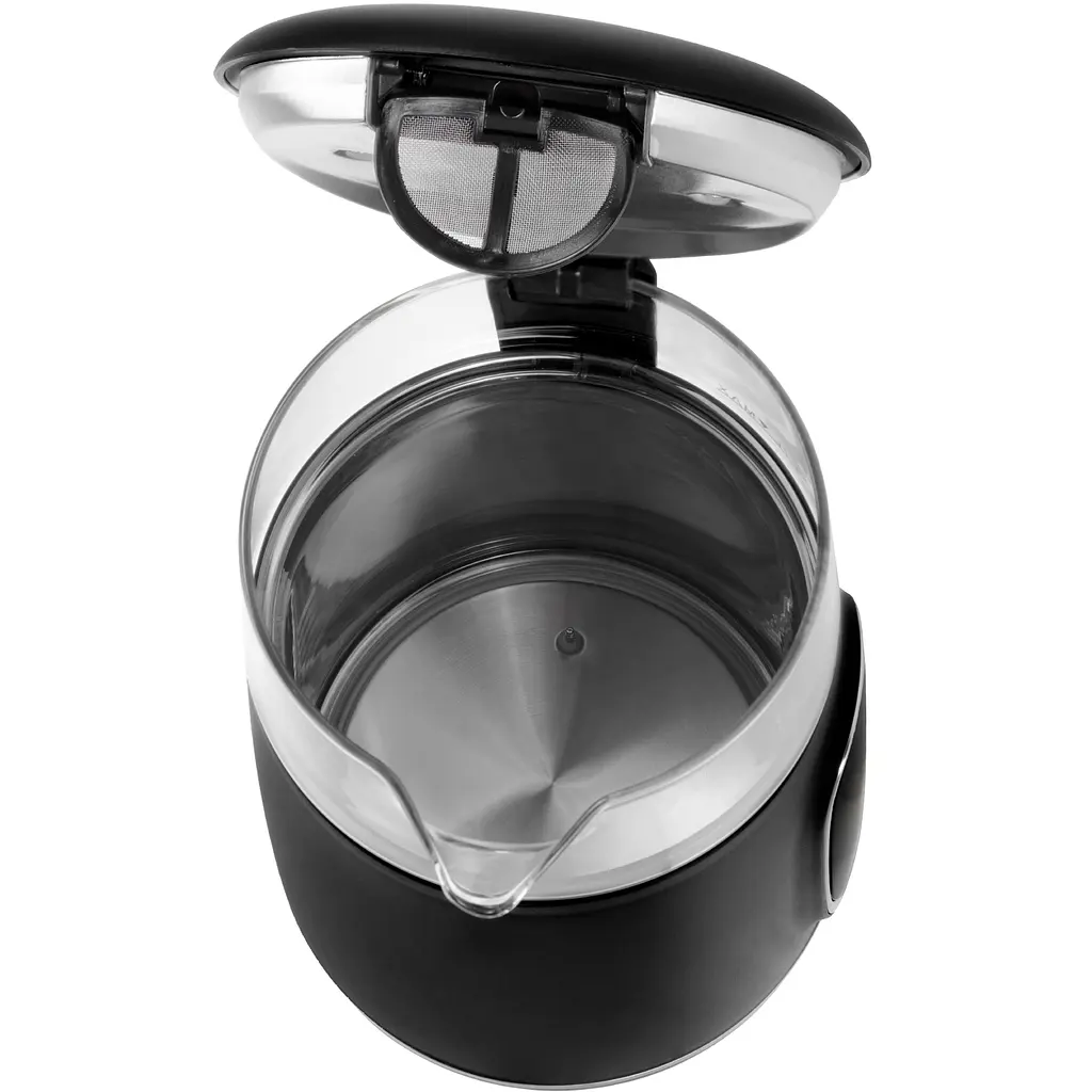 Електрочайник Adler AD 1305 black silver 1850-2200 Вт 1.7 л скло встановлення температури - фото 4