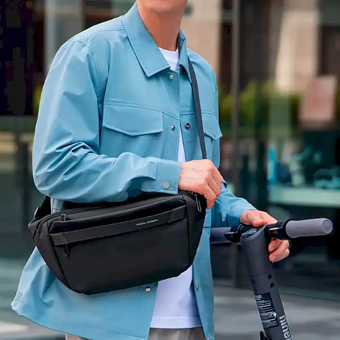 Сумка поясная Mark Ryden Cory MR3809 черная [121484] - фото 4