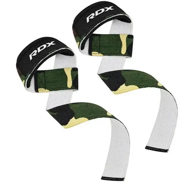 Лямки для тяги RDX W1 Gym Single Strap Camo Green Plus (WAN-W1CGN+) - фото 3