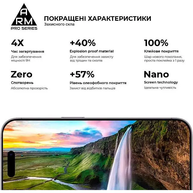 Захисне скло ArmorStandart Pro для Apple iPhone 14 Pro Max (ARM61970) [83879] - фото 2