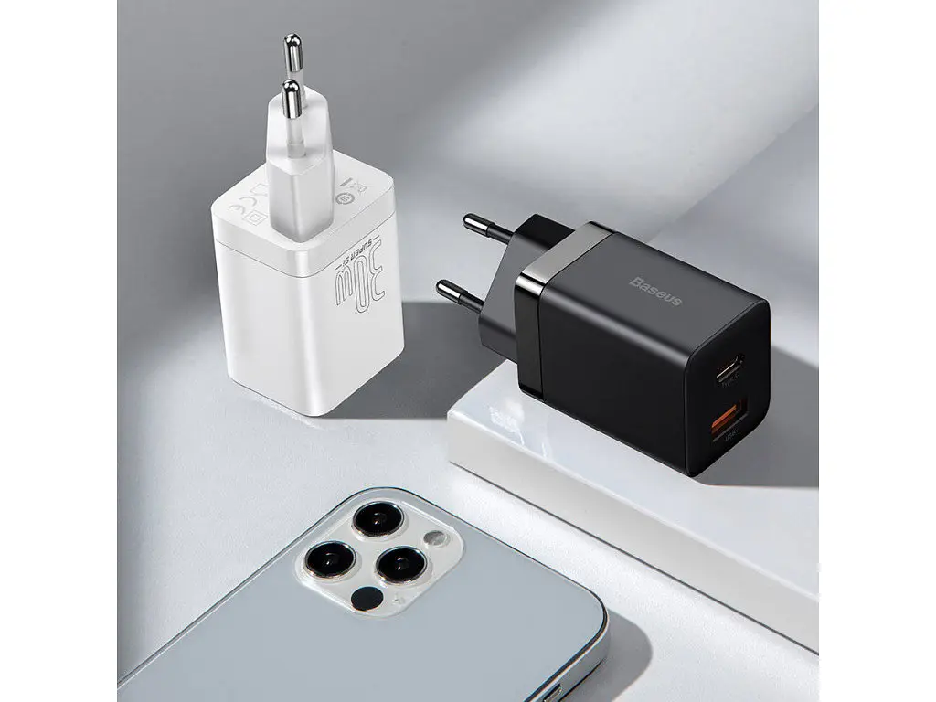 Зарядное устройство для Baseus Super Si Pro Quick Charger Type-C + USB 30 W CCSUPP-E02 - фото 6