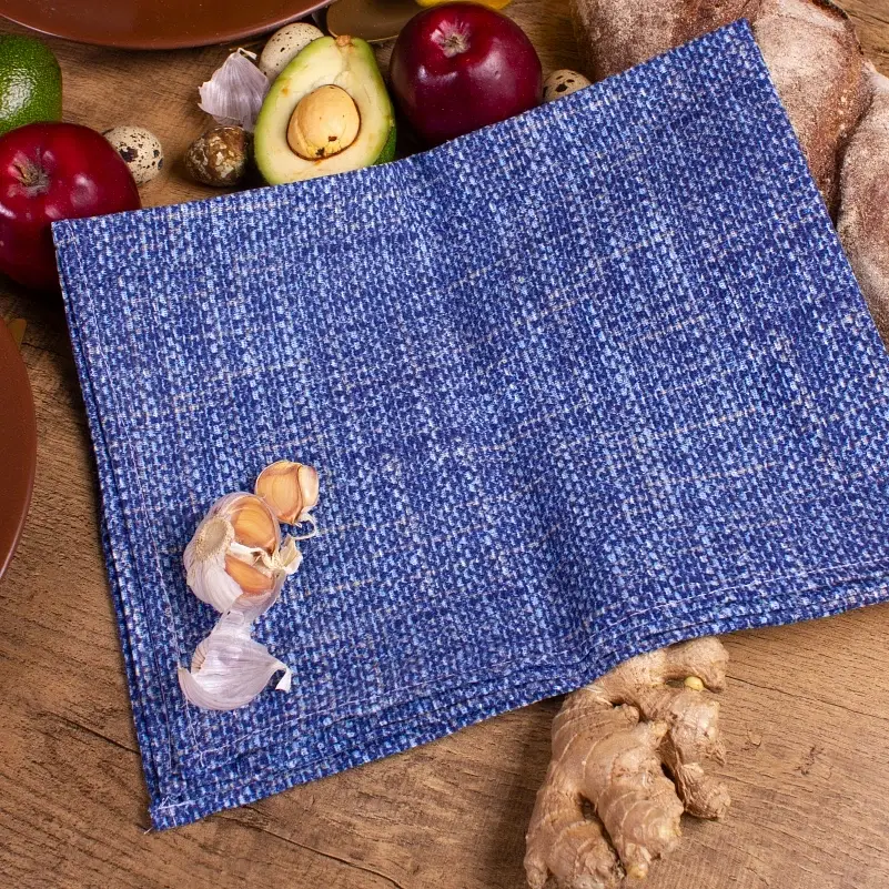 Рушник MirSon №209 Blue binding 50х30 см (2200006738848) - фото 3