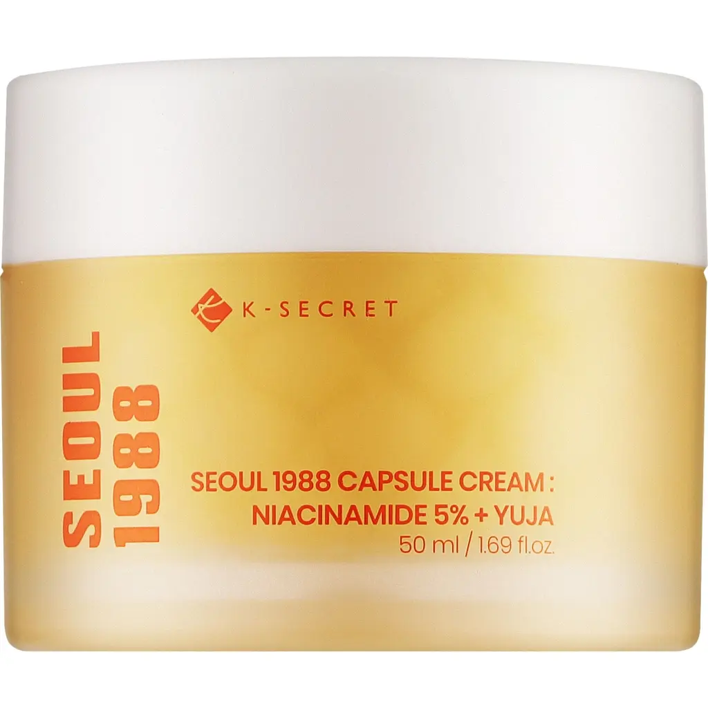 Крем для обличчя K-Secret Seoul 1988 Capsule Cream Niacinamide 5% + Yuja капсульний 50 мл - фото 2