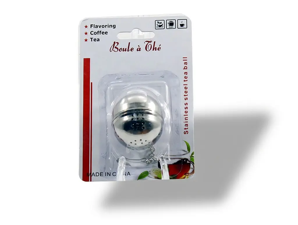 Ситечко для чаю з ланцюжком нержавіюча сталь Zauberg 0.3 мм (ABF0681) - фото 2