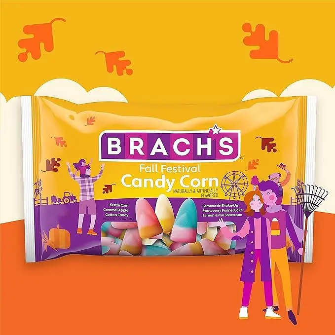 Цукерки Halloween Brach's Fall Festival Candy Corn 226 g - фото 3