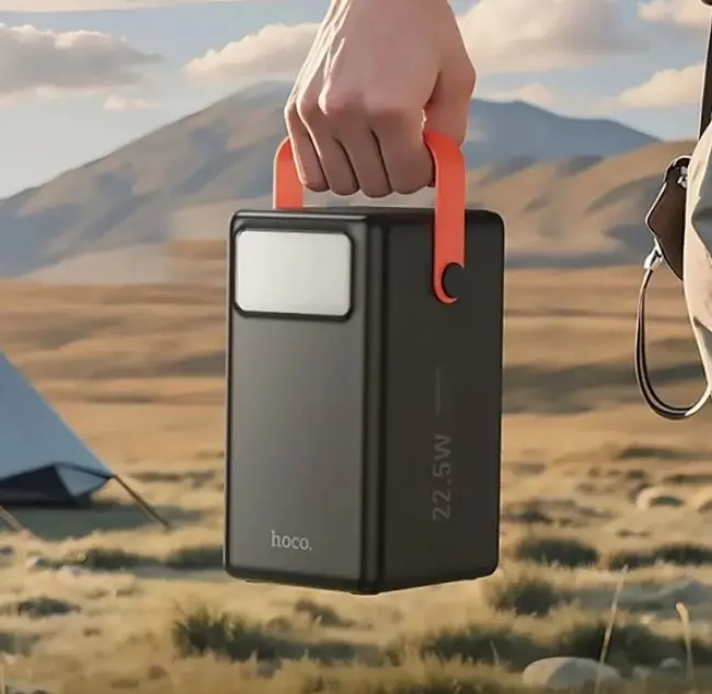 Power Bank Hoco J142 Surpass 22.5W+PD20W fully compatible power bank(100000mAh) Black - фото 4