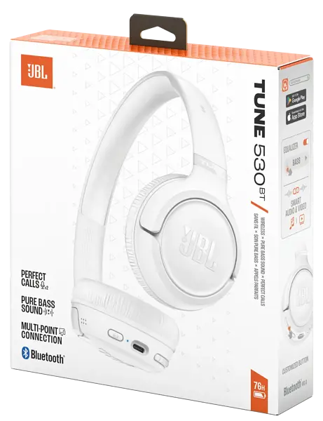 Гарнітура JBL TUNE 530BT White (JBLT530BTWHTEU) - фото 10