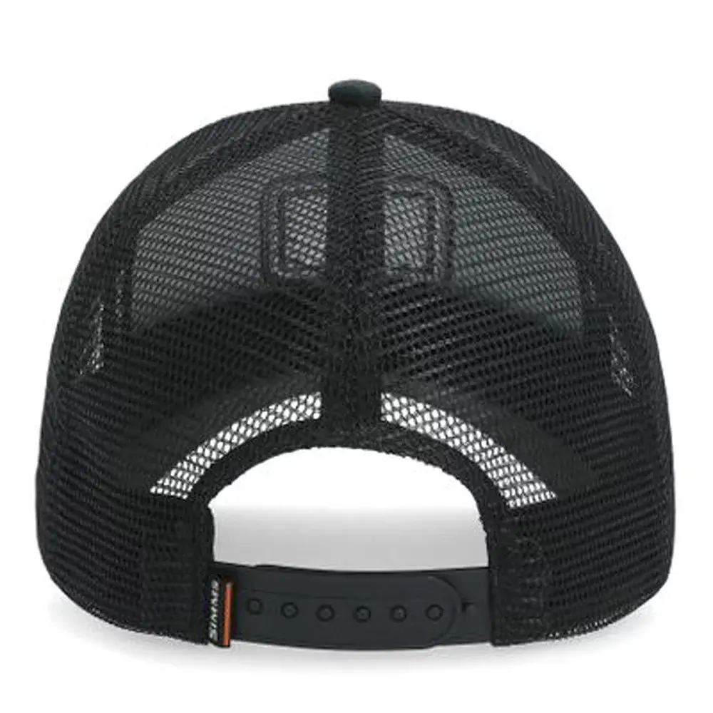 Кепка Simms Trout Icon Trucker Carbon (1102-12226-003-00) - фото 2