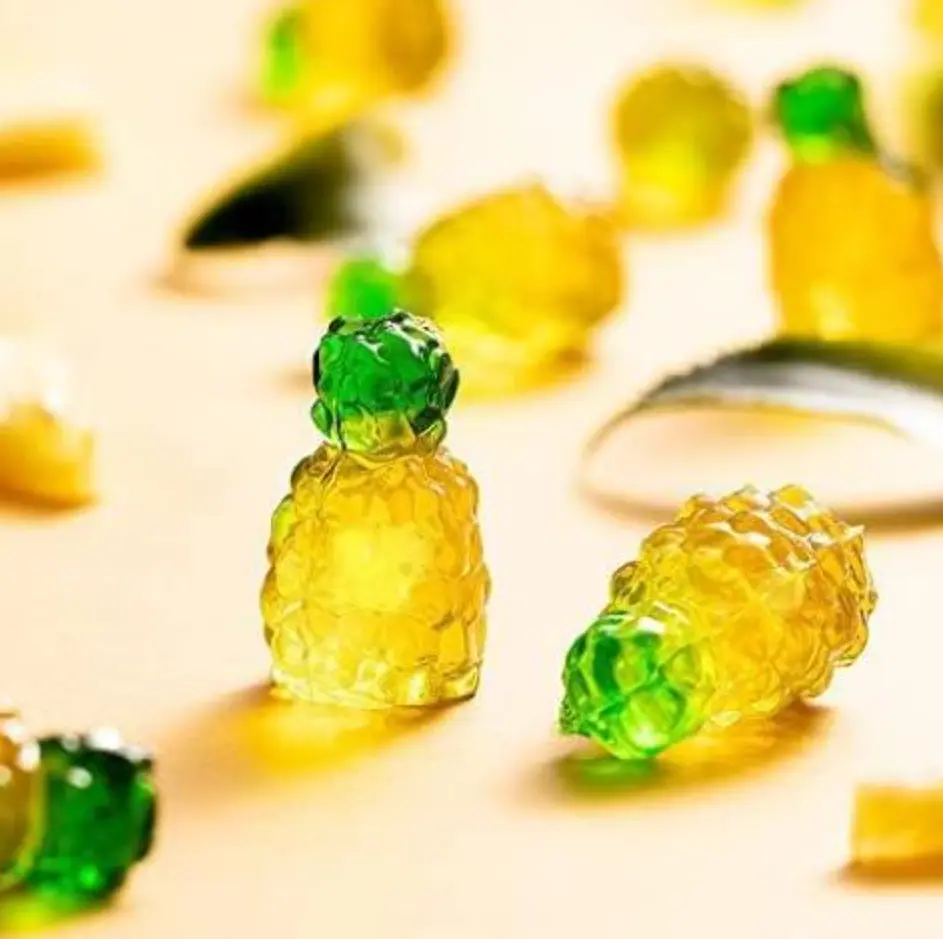 Желейні цукерки Amos 4D Fruit Gummy Pineapple Burst 65г - фото 5