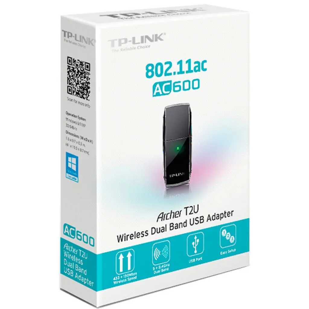 Мережева карта Wi-Fi TP-Link Archer T2U (Archer-T2U) - фото 5