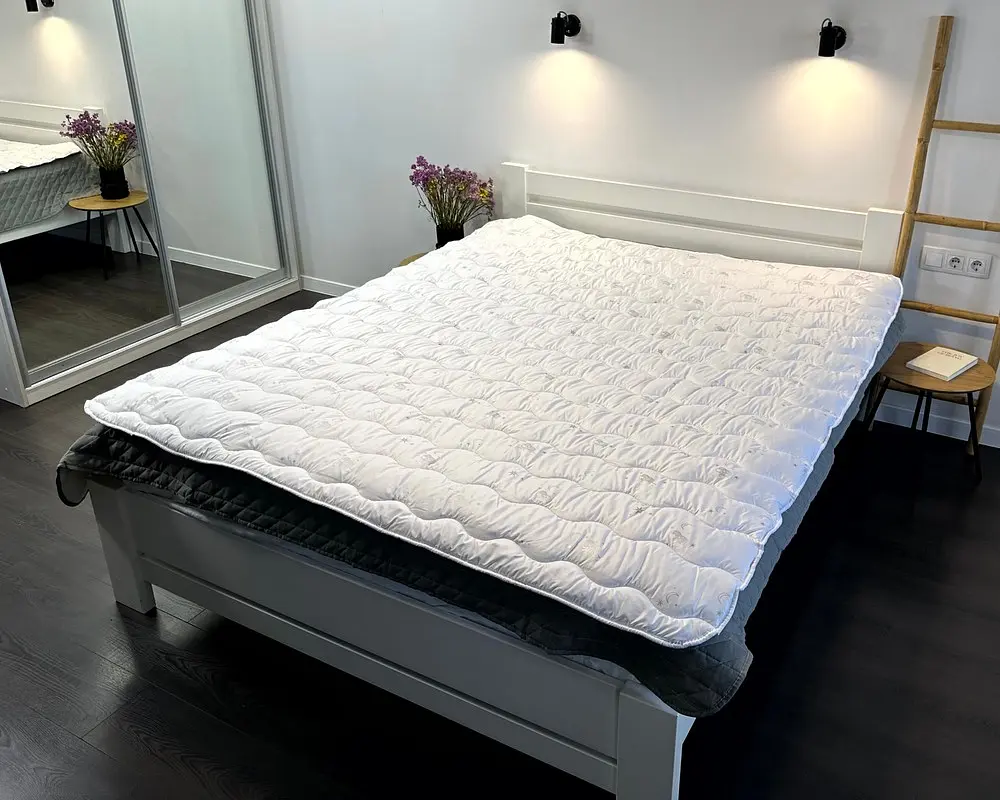 Ковдра зимова ArCloud Merino White щільність 350 полуторна 140х205 - фото 4