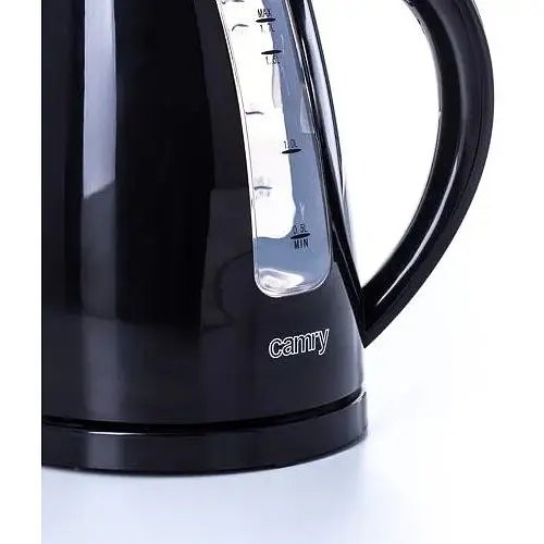 Электрический чайник Camry CR 1255 с индикатором уровня воды 1.7 л черный - фото 3