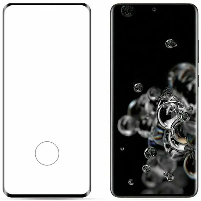 Захисне скло Toto 5D Cold Carving Tempered Glass Samsung Galaxy S20 Ultra Black - фото 3