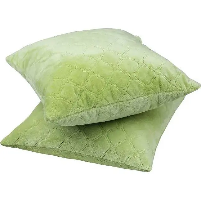 Подушка декоративна ТЕП Velour 40х40 см 412 салатова (3-00437_07369) - фото 3