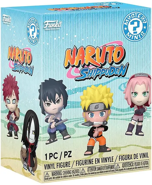 Фигурка Funko Mystery Minis Наруто Ураганные Хроники Naruto Shippuden Одна секретная фигурка 8 см FMM NS - фото 3