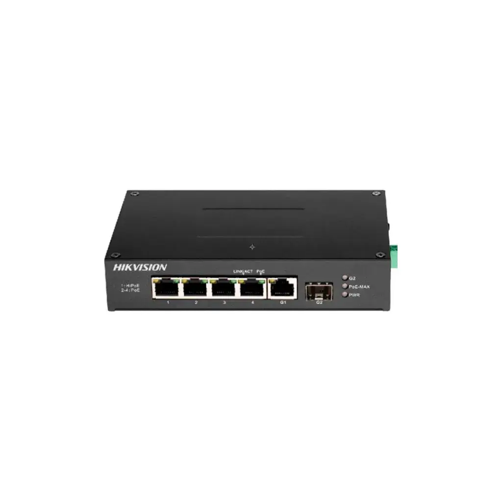 Комутатор мережевий Hikvision DS-3T0506HP-E/HS - фото 2