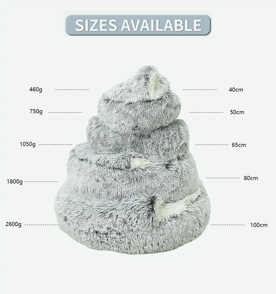 Плюшева лежанка Люпосанчик Pink Plush Pet Bed для котів та собак d 65 см - фото 7