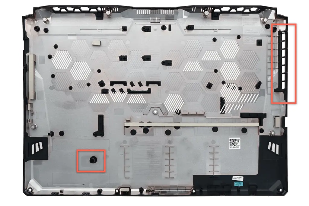 Корпус ноутбука / нижня частина від ноутбука Asus TUF Gaming A15 FA506, F15 FX506 (90NR06B6-R7D010) Оригінал від Asus, Нижня частина - фото 2