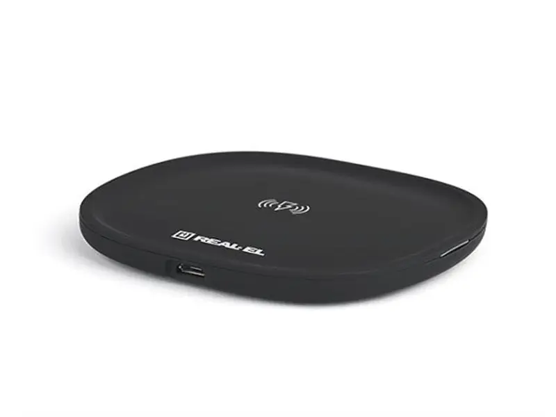 Бездротовий зарядний пристрій REAL-EL WL-740 2.4 A 15 W Black (EL123160019)
