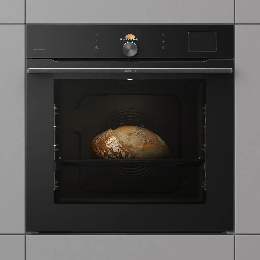 Gorenje Духовий шафа електричний, 77л, A+, пара, дисплей, піроліз, готов. на різних рівнях, чорний - фото 3