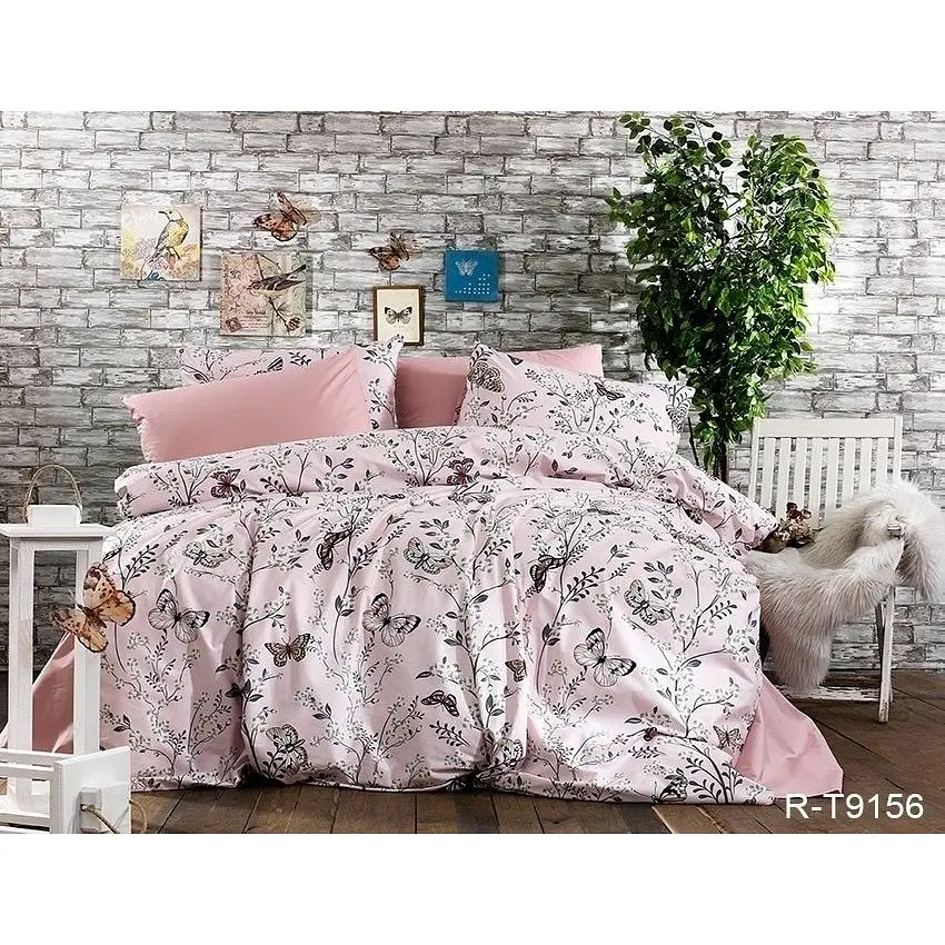 Комплект постільної білизни з компаньйоном (R-T9156) 2-спальний TAG tekstil pbe0036797 - фото 2