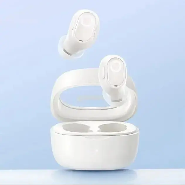 Бездротові навушники Baseus WM02 Bluetooth гарнітура Original в кейсі білі - фото 7
