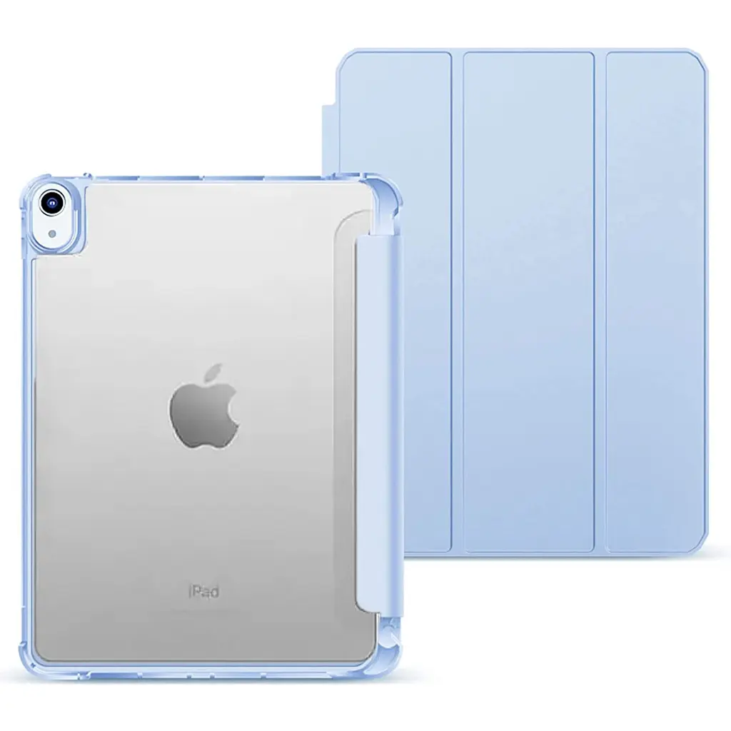 Чохол до планшета BeCover Tri Fold Soft TPU Silicone Apple iPad Air 5 (2022) 10.9" Light Blue (708510) - фото 3