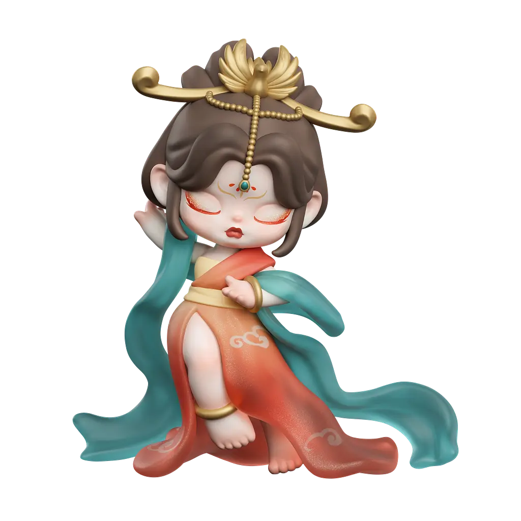 Коллекционная фигурка 10/10 Toys TNT Anita Mountains and Seas Have Spirits Mystery Box (ANM-AEXA) - фото 11