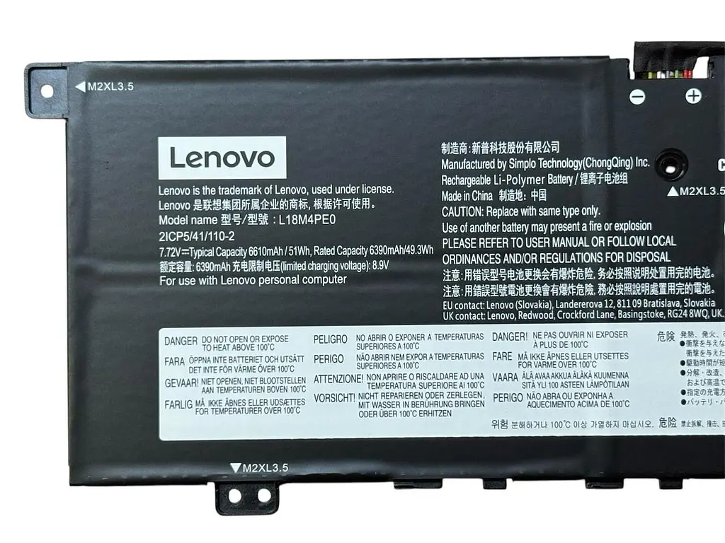 Акумулятор для ноутбука Lenovo Yoga C740-14IML L18M4PE0 L18L4PE0 - фото 2