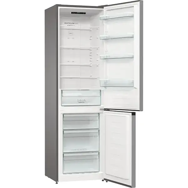 Холодильник Gorenje з нижн. мороз. камерою 200х60х60 см 2 двері 235(96)л А++ NoFrost+ сірий - фото 8