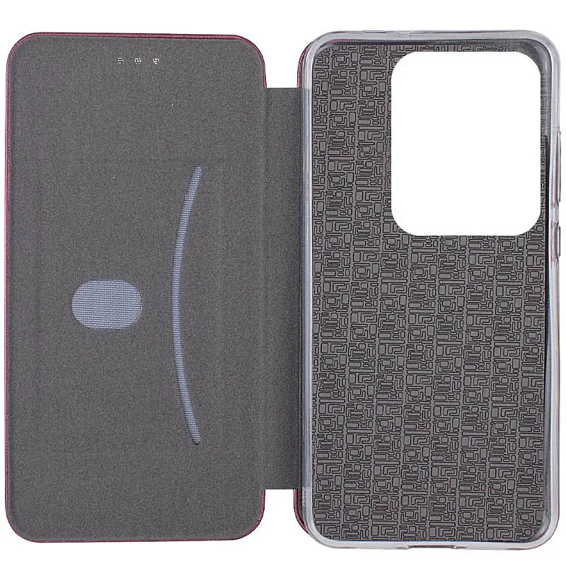 Шкіряний чохол-книжка Classy для Infinix Hot 40i / Spark Go 2024 / Spark 20 Бордовий - фото 4