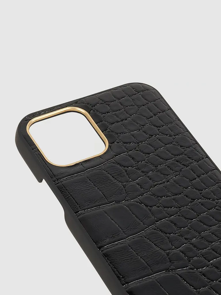 Протиударний чохол iDeal of Sweden Atelier MagSafe для iPhone 12 Pro Neo Noir Croco - фото 3