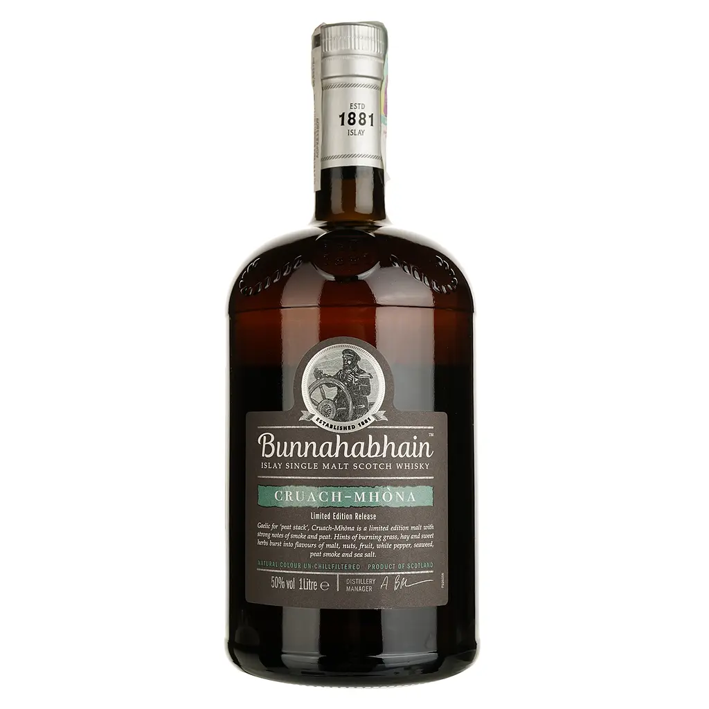 Виски Bunnahabhain Cruach Mhona Single Malt Scotch Whisky 50% 1 л в тубусе - фото 2