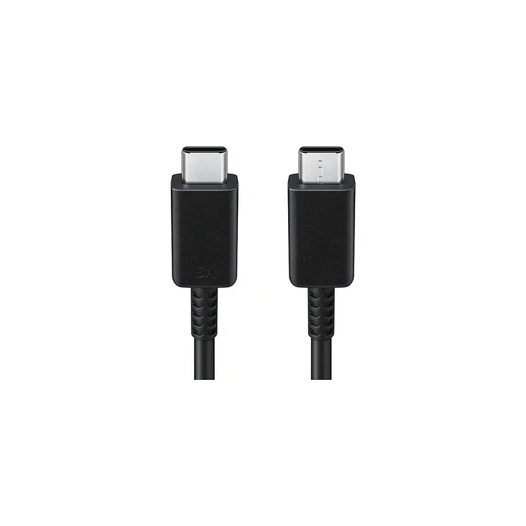 Дата кабель USB-C to USB-C 1.0m 5A black Samsung (EP-DN975BBRGRU) - фото 2