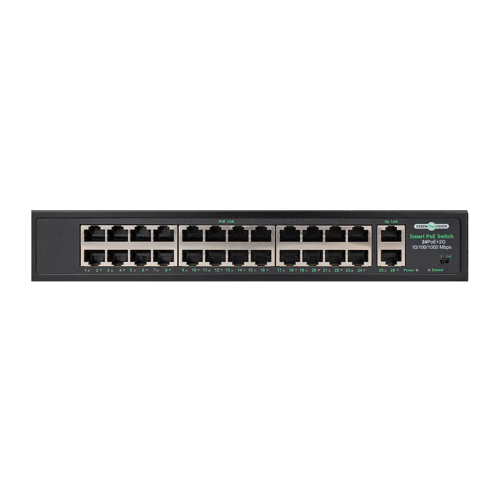 Комутатор мережевий POE GV-009-D-24+2PG - фото 2