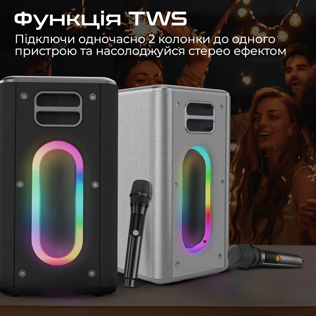 Акустична система HiFuture MusicBox 100W Silver (musicbox.silver) - фото 5