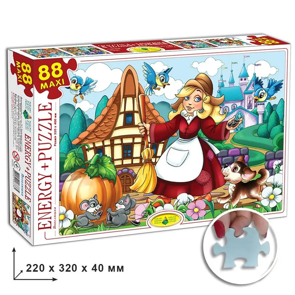 Пазли дитячі Енергія Плюс Попелюшка 88 ел. (IP-177-P-220) - фото 3